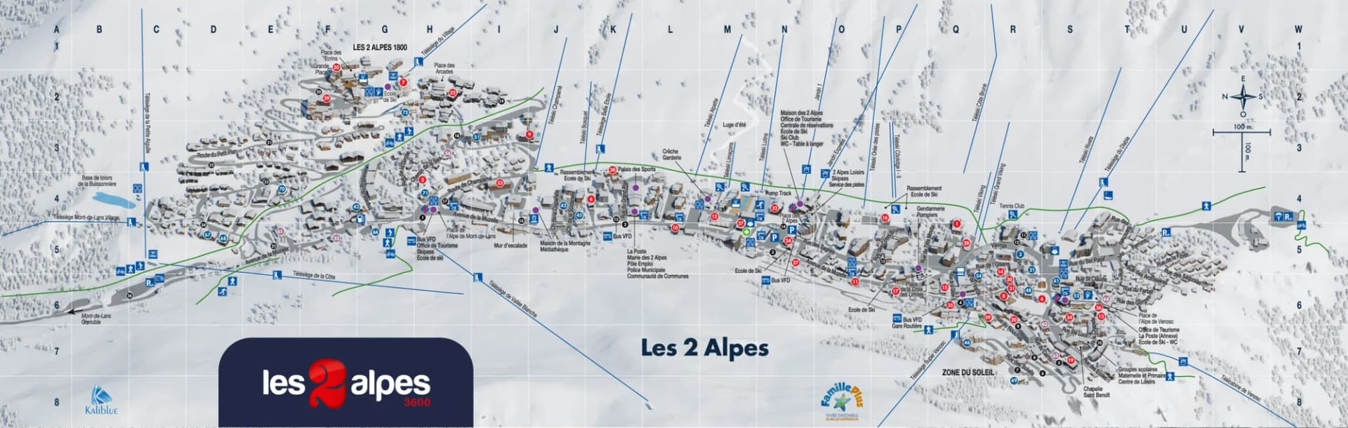 Le plan de la station